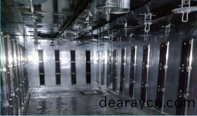 註塑機廠烘烤(kao)車間應用